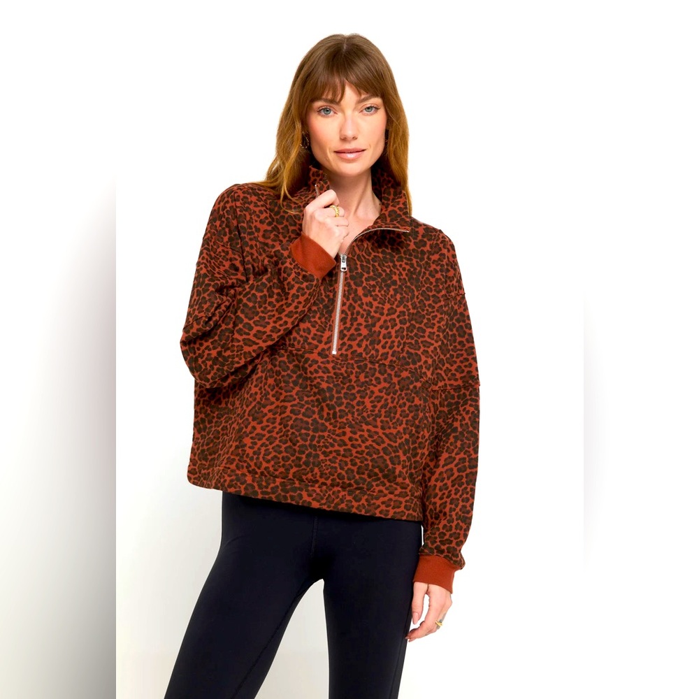 Spiritual Gangster | Animal Shay Half Zip Pullover